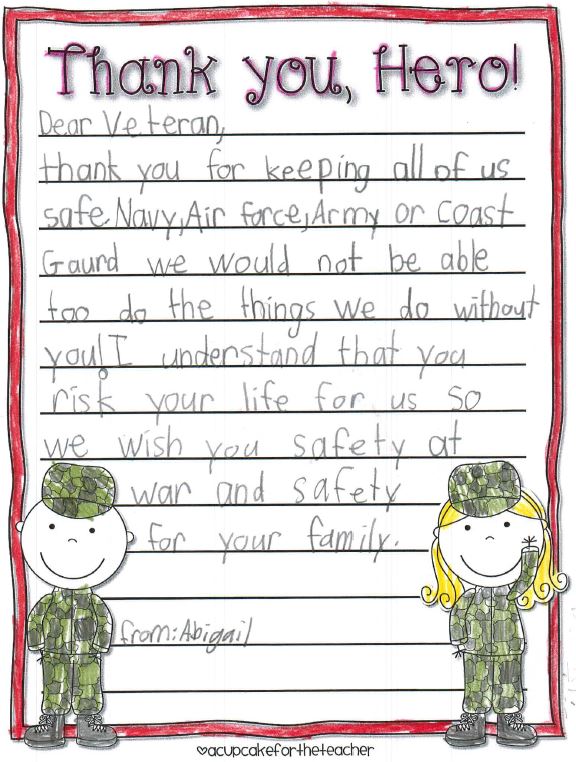 3rd Grade Letter