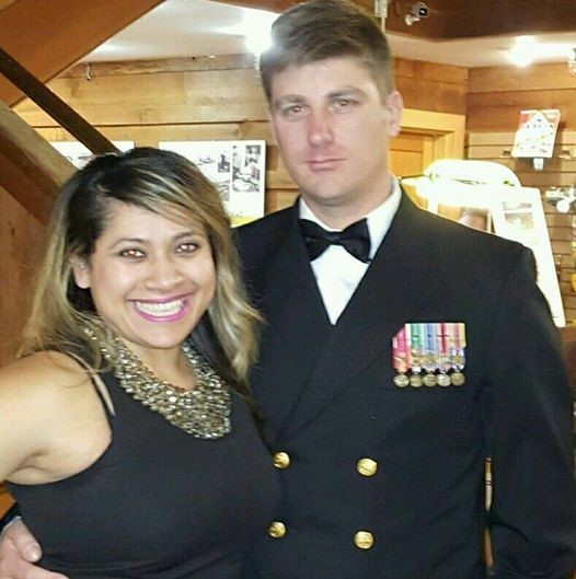 Auxiliary member Sarwat Digre and post member Sean Digre.