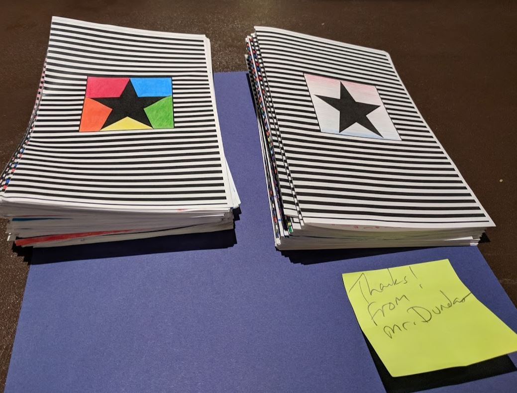 Stack of cards